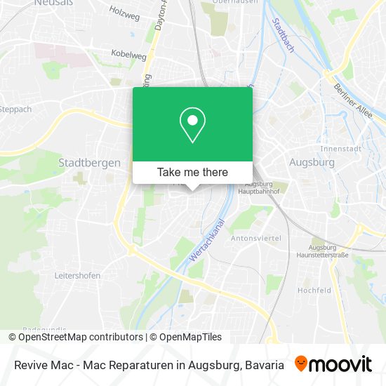 Revive Mac - Mac Reparaturen in Augsburg map