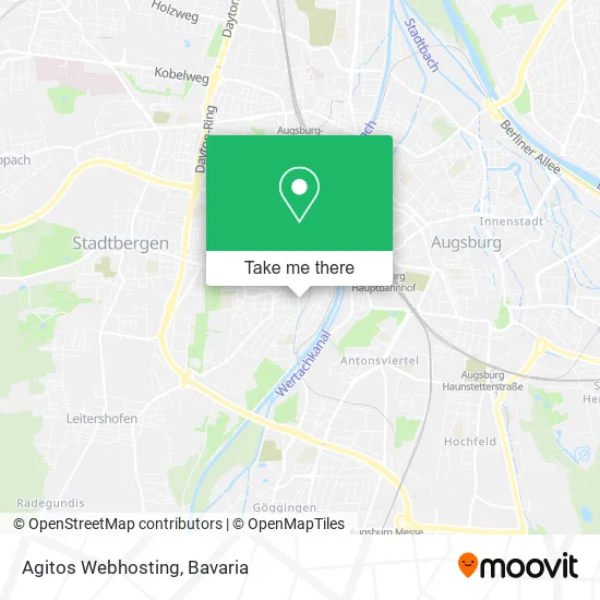 Карта Agitos Webhosting