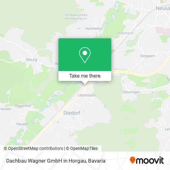 Dachbau Wagner GmbH in Horgau map