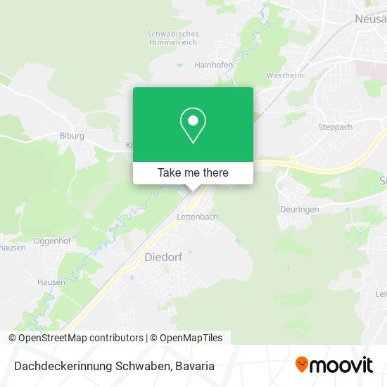 Dachdeckerinnung Schwaben map