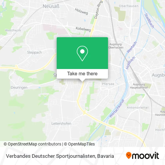 Карта Verbandes Deutscher Sportjournalisten