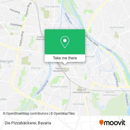 Карта Die Pizzabäckerei