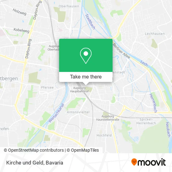 Карта Kirche und Geld