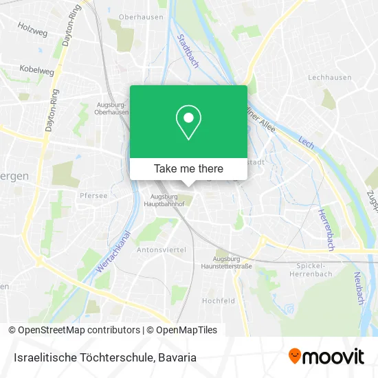 Карта Israelitische Töchterschule