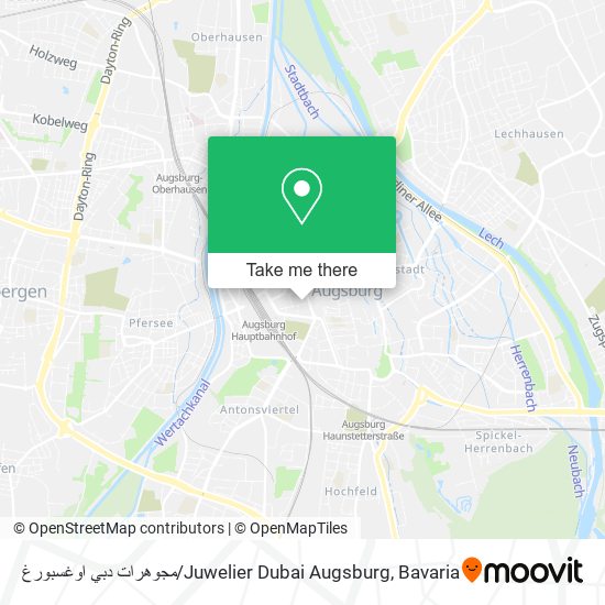 مجوهرات دبي اوغسبورغ / Juwelier Dubai Augsburg map