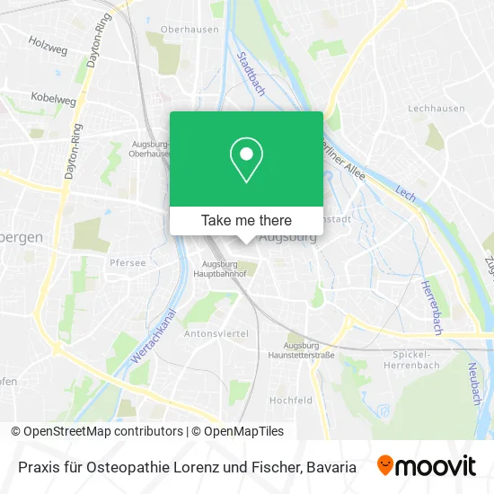 Карта Praxis für Osteopathie Lorenz und Fischer