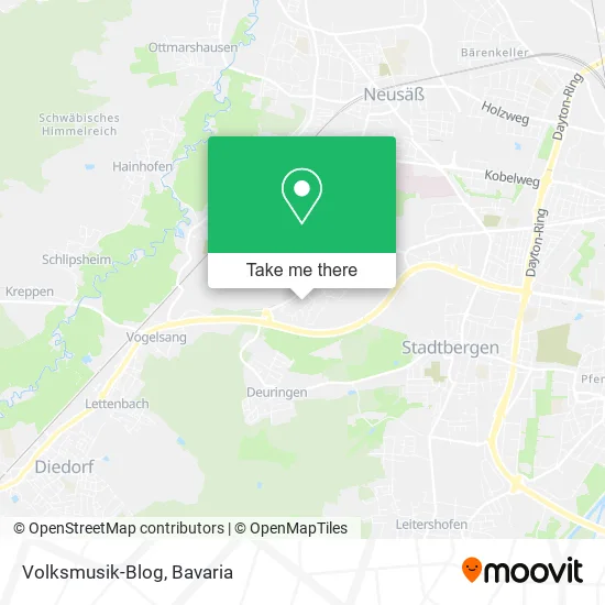 Карта Volksmusik-Blog