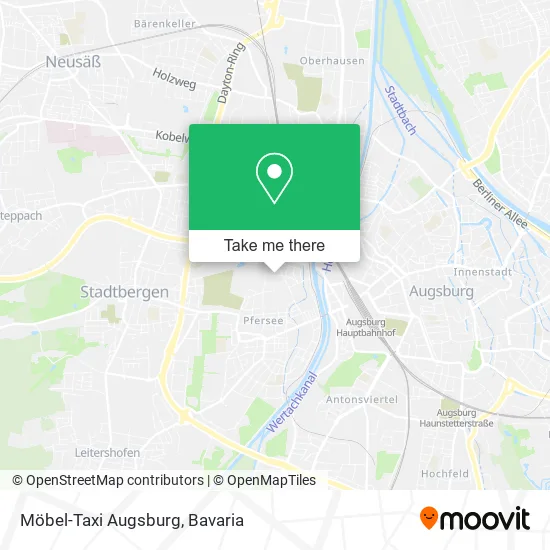Карта Möbel-Taxi Augsburg