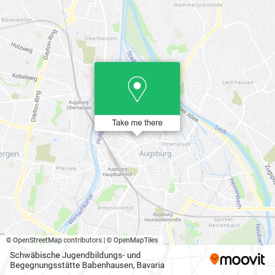 Schwäbische Jugendbildungs- und Begegnungsstätte Babenhausen map
