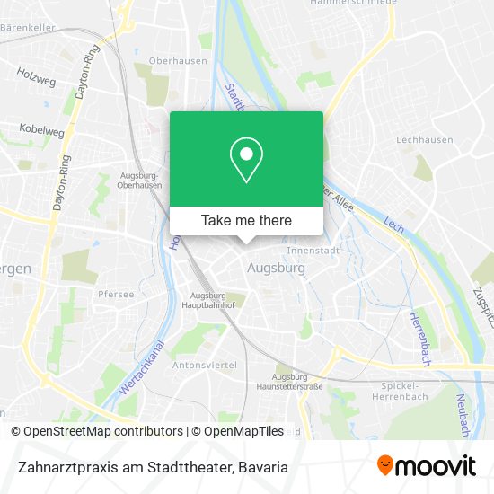 Zahnarztpraxis am Stadttheater map