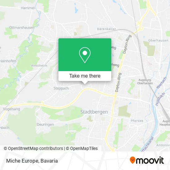 Карта Miche Europe