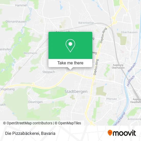 Карта Die Pizzabäckerei