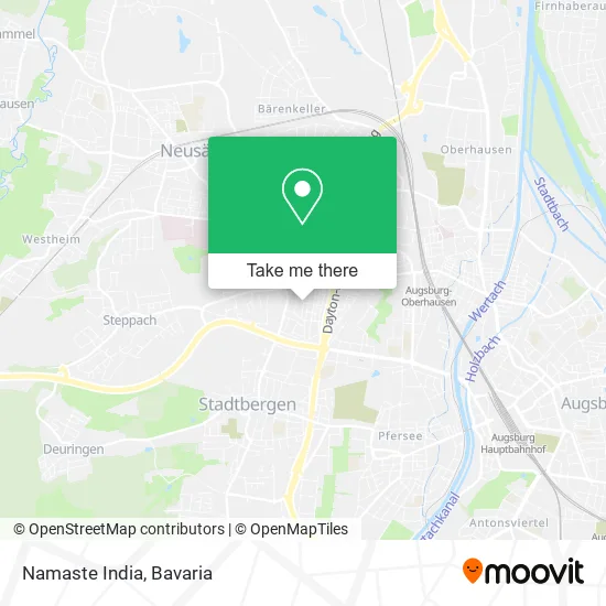 Карта Namaste India