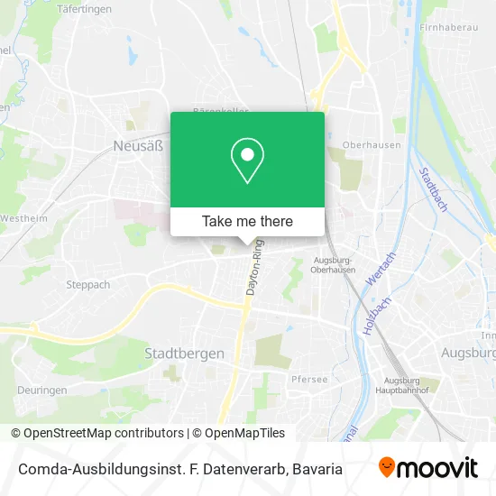 Карта Comda-Ausbildungsinst. F. Datenverarb