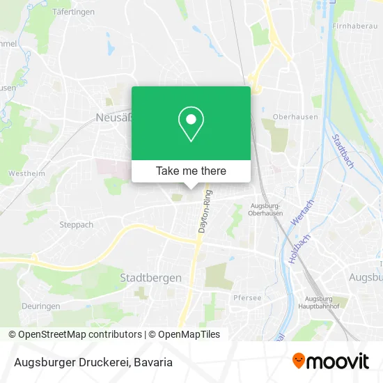 Карта Augsburger Druckerei