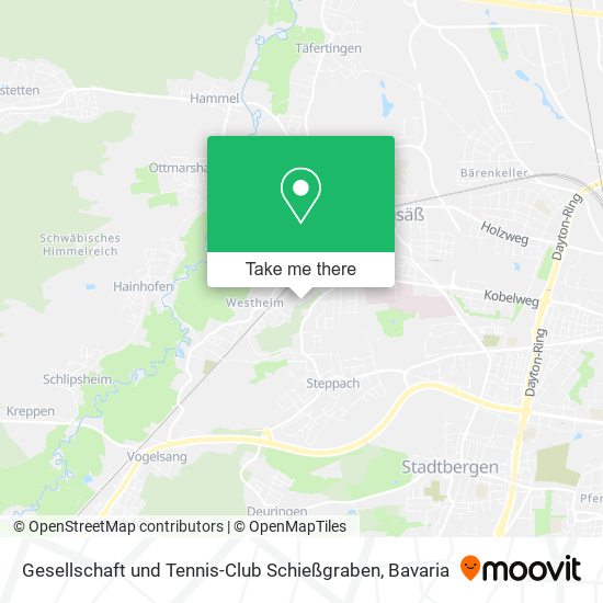 Gesellschaft und Tennis-Club Schießgraben map