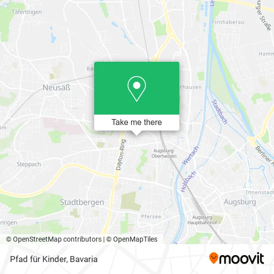 Карта Pfad für Kinder