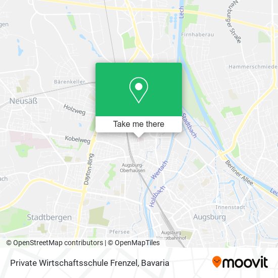 Карта Private Wirtschaftsschule Frenzel