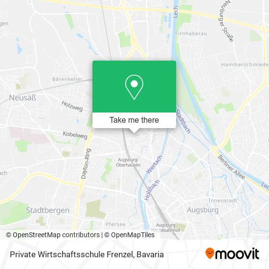 Карта Private Wirtschaftsschule Frenzel