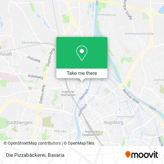 Карта Die Pizzabäckerei