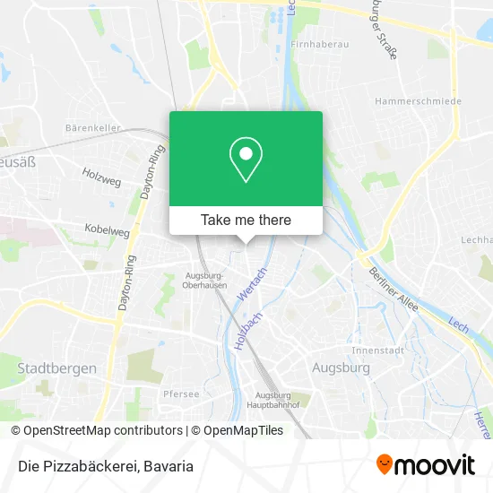 Карта Die Pizzabäckerei