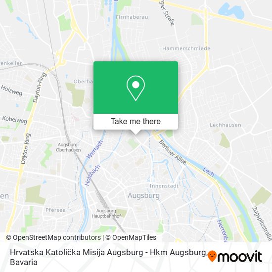 Hrvatska Katolička Misija Augsburg - Hkm Augsburg map