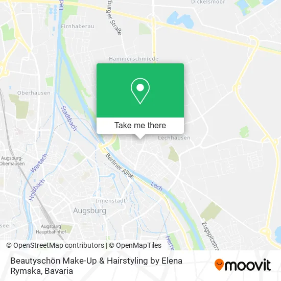 Карта Beautyschön Make-Up & Hairstyling by Elena Rymska