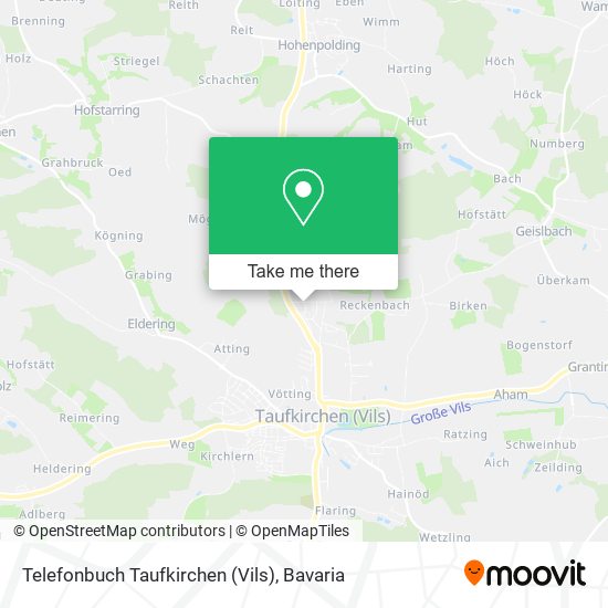 Карта Telefonbuch Taufkirchen (Vils)