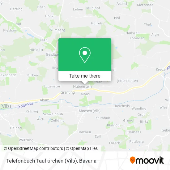 Карта Telefonbuch Taufkirchen (Vils)