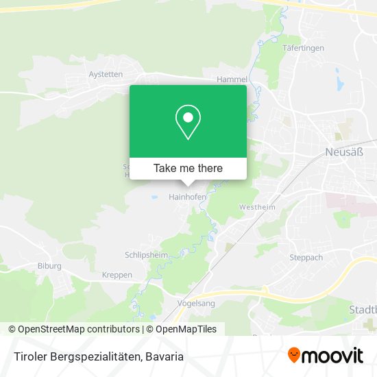 Tiroler Bergspezialitäten map