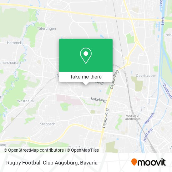 Rugby Football Club Augsburg map