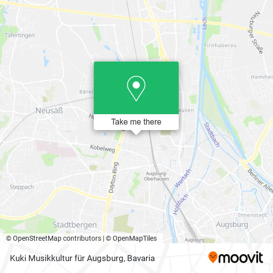 Карта Kuki Musikkultur für Augsburg