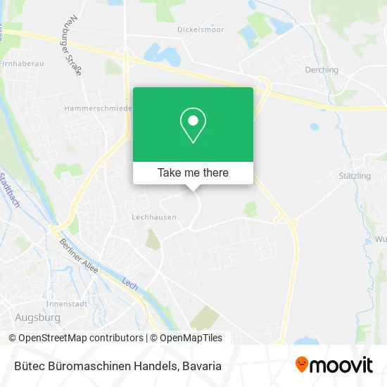 Карта Bütec Büromaschinen Handels