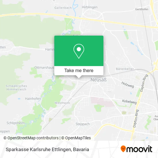 Карта Sparkasse Karlsruhe Ettlingen