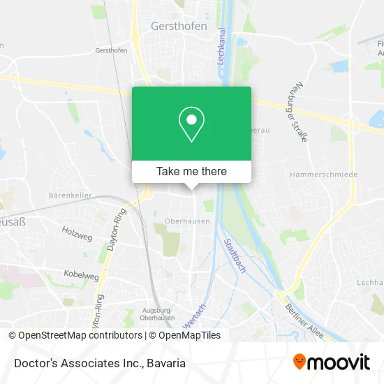 Карта Doctor's Associates Inc.