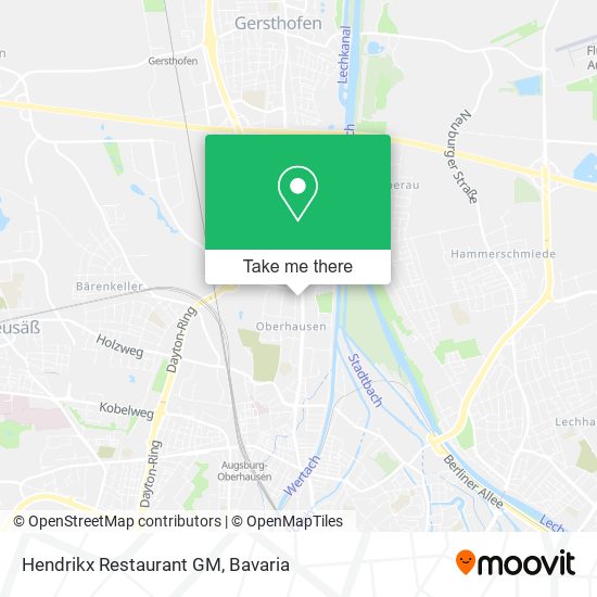 Hendrikx Restaurant GM map