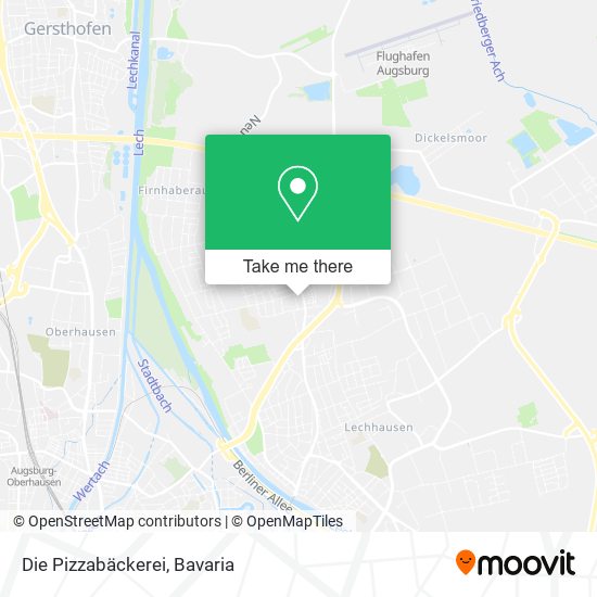 Карта Die Pizzabäckerei
