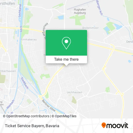 Карта Ticket Service Bayern