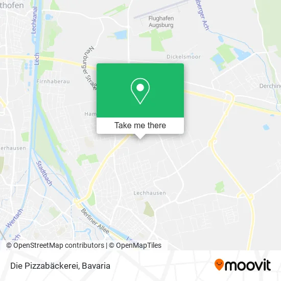 Карта Die Pizzabäckerei