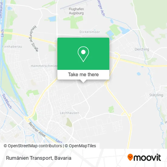 Карта Rumänien Transport