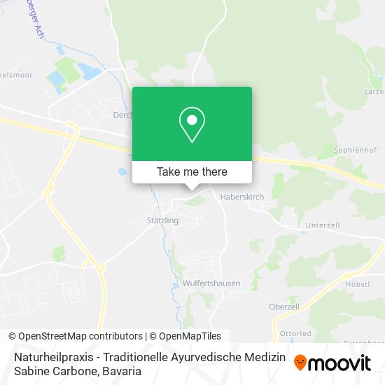 Naturheilpraxis - Traditionelle Ayurvedische Medizin Sabine Carbone map
