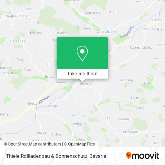 Thiele Rollladenbau & Sonnenschutz map