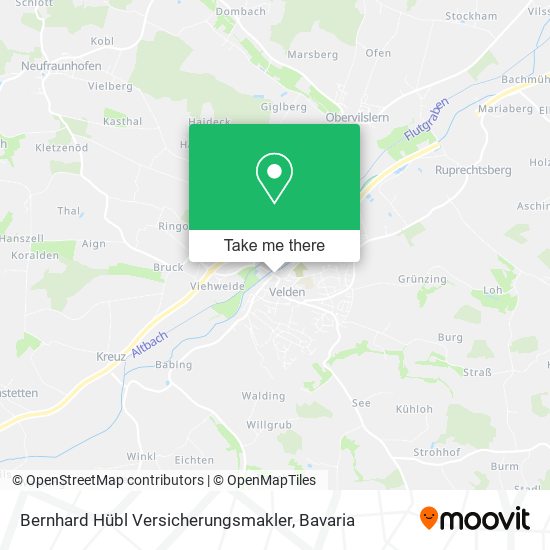 Bernhard Hübl Versicherungsmakler map