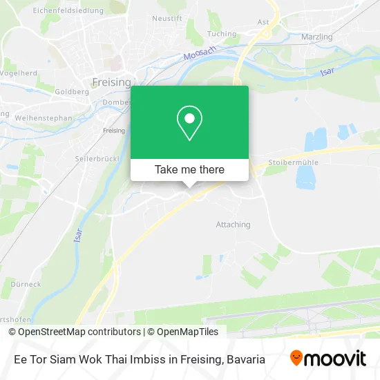 Карта Ee Tor Siam Wok Thai Imbiss in Freising