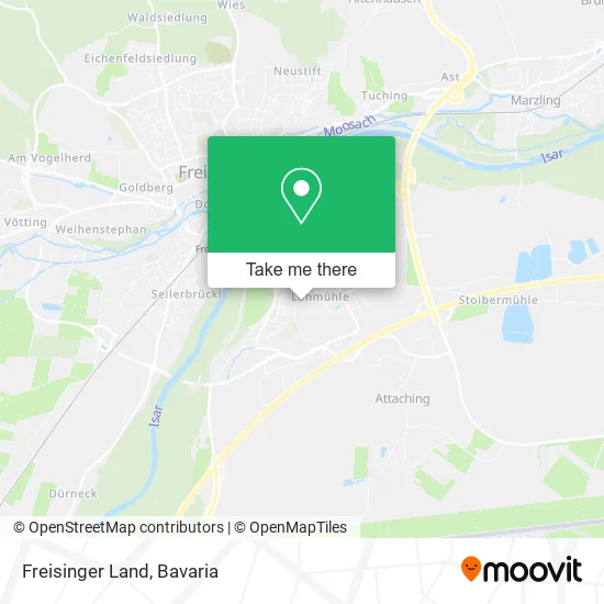 Карта Freisinger Land