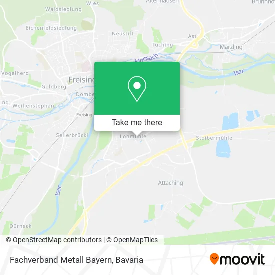 Карта Fachverband Metall Bayern