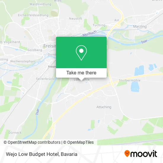 Карта Wejo Low Budget Hotel