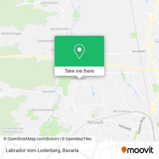 Labrador vom Loderberg map