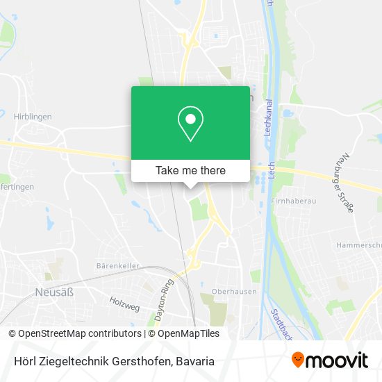 Hörl Ziegeltechnik Gersthofen map