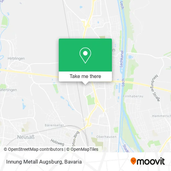 Карта Innung Metall Augsburg